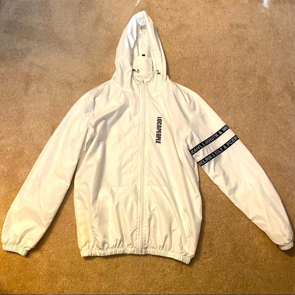 Urban Society White Loca Windbreaker